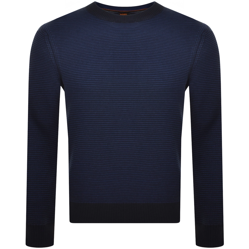 Hugo Boss BOSS Amercury Knit Jumper Navy